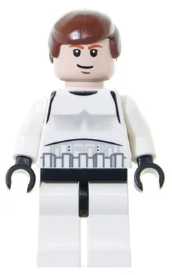 Image de LEGO Minifigurine Han Solo - Couleur beige clair, tenue de Stormtrooper (2010) (sw0205a)