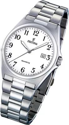 Immagine prodotto di Festina orologio da uomo classic F16374/1 orologio da polso in acciaio inossidabile argento UF16374/1