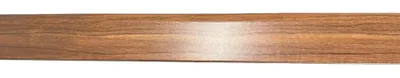 Produktbild von 2,50 m | Schulte Räume Sockelleiste Nussbaum mittel Profil 2 Paar, Dekorleiste mit MDF Kern und hochwertiger Folie, montagefreundliche Cliptechnik, für verdeckte Kabelverlegung