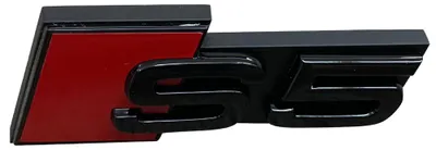 Original Audi S5 A5 8T 8F F5 Kühlergrill Schriftzug Emblem Logo Schwarz Black in der Farbe Schwarz von Volkswagen AG