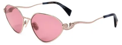 Zdjęcie produktu dla Lanvin LNV115S Różowe złoto/różowe 58/19/140 Okulary przeciwsłoneczne dla kobiet