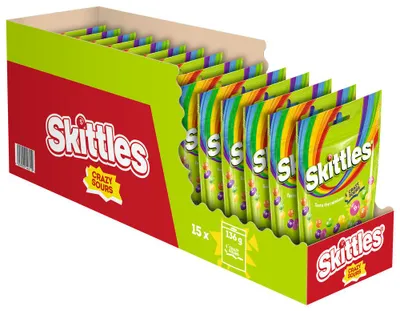 Produktbild von Skittles Crazy Sours 15X136G