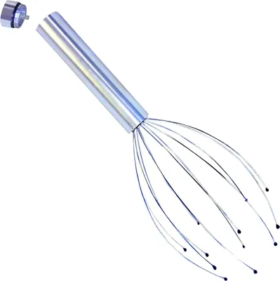 Produktbild von Vibrierendes Metall-Kopfmassagegerät mit Massagestäben, Circa 32 cm, für 1 Mignon Batterie (AA)