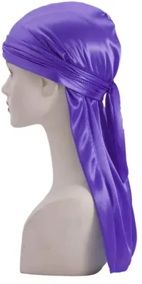 Produktbild von Lila Durag – Lila Schal – Haarschutz – Lila – Bandana – Satin – Einheitsgröße – CHPN