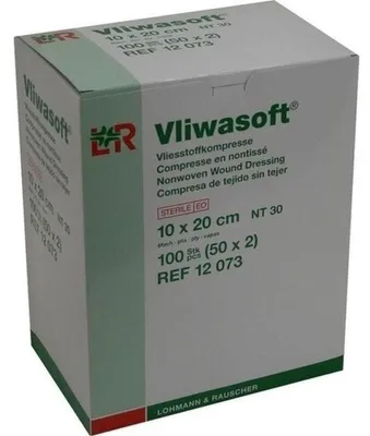 Produktbild von VLIWASOFT Vlieskompressen steril 10x20 cm 6l.