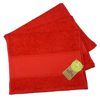 Image de ARTG - Serviette invité « Print-Me » LT3668 (taille unique) (rouge feu)