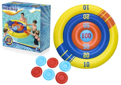 Productafbeelding van Opblaasbaar zwembadspel Arcade Shield Frisbee 140 cm Bestway 52566