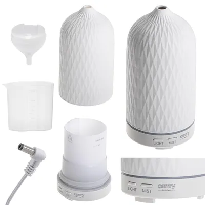 Zdjęcie produktu dla DYFUZOR ZAPACHOWY 3w1 Camry ULTRADZWIĘKOWY USB AROMATERAPIA NAWILŻACZ