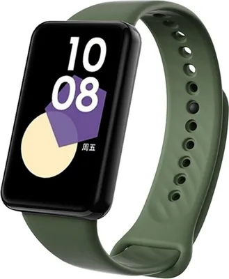 Image de Bracelet de remplacement vert en TPU de haute qualité avec boucle noire pour Honor Band 9
