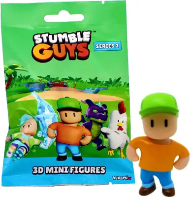 Produktbild von Stumble Guys 3D Sammelfiguren Serie 2 - Chrome Crystal - Figur 1. Mr.Stumble