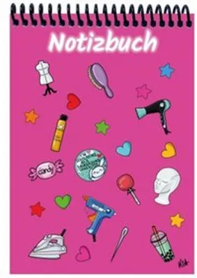 Produktbild von A 5 Notizblock Manga Items, pink, liniert
