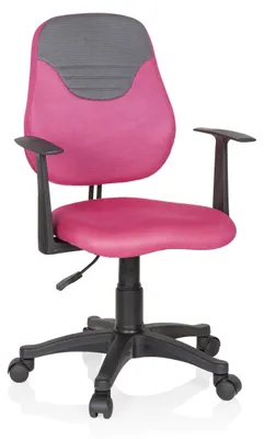 Obrázok produktu pre hjh OFFICE KIDDY STYLE otočná stolička pre deti výškovo nastaviteľná s podrúčkami látka