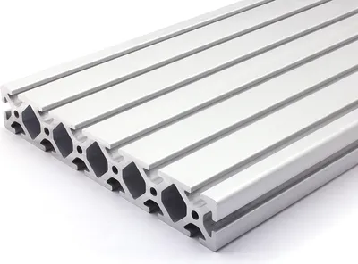 Produktbild von Länge 170mm - Aluminiumprofil 40x240S I-Typ Nut 8 (schwer), silber eloxiert. Aluminium Profil 40x240 Alu Profile 40 x 240 Montage- Systemprofil
