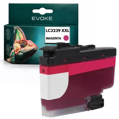 Immagine prodotto di Evoke Cartus – compatibile con la stampante Brother LC-3239 LC3239XXL, magenta, capacità 50 ml, resa di 5.000 pagine, compatibile con i modelli MFC-J5945DW, J6945DW, HL-J6000DW e J6100DW