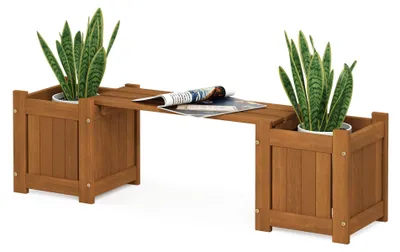 Immagine prodotto di Piccoli vasi da fiori in legno di meranti per uso esterno