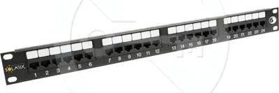 Immagine prodotto di SX24-6-UTP-BK - Solarix 24 x RJ45 CAT6 UTP