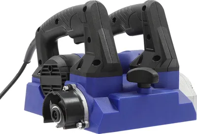 Immagine prodotto di Pialla elettrica a muro, motore da 1300 W, controllo profondità regolabile, blu, UE