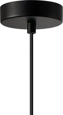 Image de Suspension moderne en verre fumé noir pour salon chambre 1xE27 40W TALIA Italux