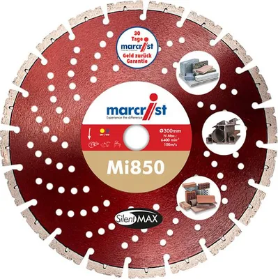 Produktbild von Marcrist Diamanttrennscheibe MI850 180mm für Beton und Granit