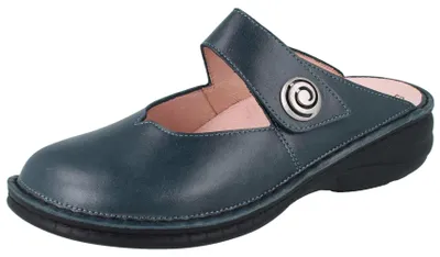 Produktbild von FINN COMFORT Canaro Damen Clog blau Effektleder - Größe: 38