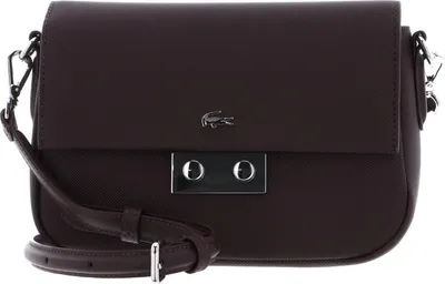 Image de LACOSTE sac à épaule bandoulière Flap Crossover Bag Fudge violet foncé
