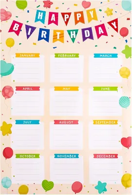 Image de Lot de 4 cartes d'anniversaire, avec des affiches à confettis réutilisables, comprenant 20 points adhésifs, pour