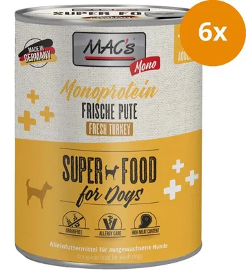 Immagine prodotto di MAC's Dog Mono Sensitive Pute 800gx6