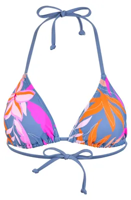 Produktbild von BECO the world of aquasports Bikini-Oberteil Tropical Flowers mit leichtem Triangel-Look blau-bunt 44