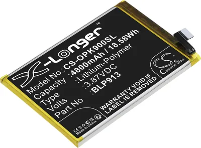 Produktbild von TECHTEK Akku Kompatibel mit [OPPO] K9X, K9x 5G 2021, PGCM10 Ersetzt BLP913