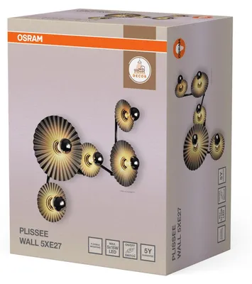 Produktbild von Wandlampe E27 25 cm hoch mit Schalter Modern