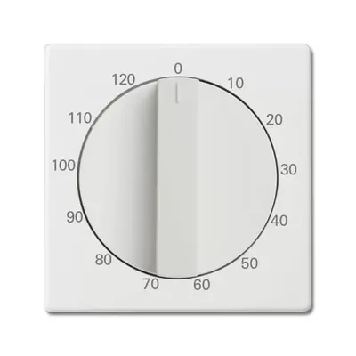 Produktbild von Zentralscheibe, mit Drehknopf, mit Aufdruck 1771-884-103 studioweiß matt
