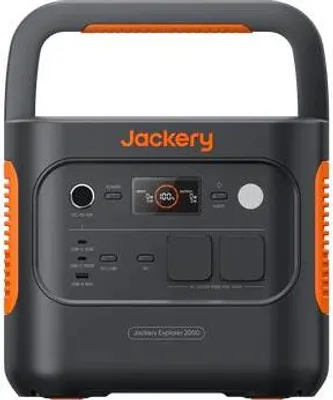 Obrázok produktu pre Jackery Explorer 2000 v2, Lithium-ion (Li-ion), 45600 mAh, AC, Solárne, 2042 Wh, 2200 W, DC 12, AC 230, USB A 5