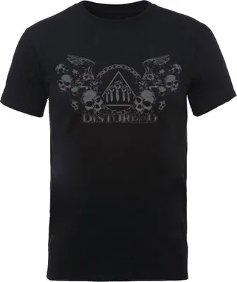 Obrázek produktu pro Disturbed - Tričko " The Vultures" pro muže/dámy Uni RO6930 (S) (Black)