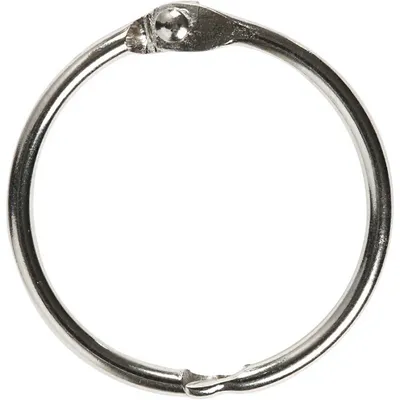 Produktbild von buchbinderring 32 mm 8 Stück Silber