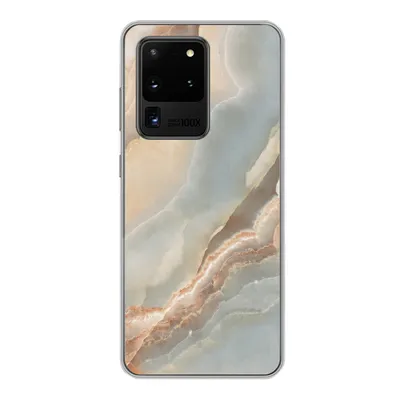 Produktbild von MuchoWow® Handyhülle Schutzhülle Hülle für Samsung Galaxy S20 Ultra Luxus - Mineralien - Natursteine Silikon Softcase Handy Hülle - Karteninhaber