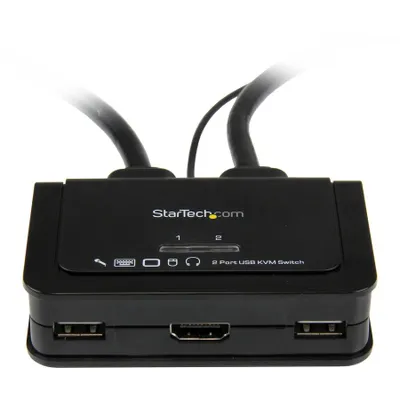Produktbild von StarTech.com 2 Port USB HDMI KVM Switch mit Audio