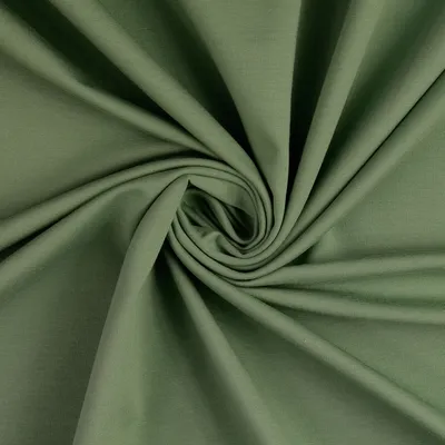 Produktbild von Sweat Stoff Mathias Dunkles Altgrün, 250 g/m², 0,5 m, Stoffe Meterware, Sweatstoff