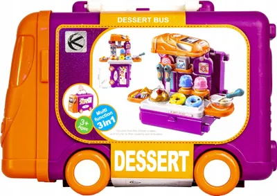 Image de Set dans un coffret confiserie glaces gâteaux