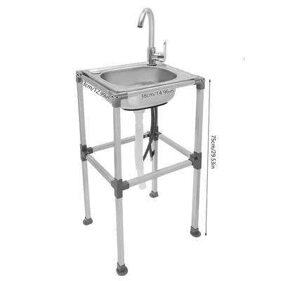 Obrázek produktu pro Sinks 38*33*75cm Kuchyňský dřez z nerezové oceli Volně stojící dřez