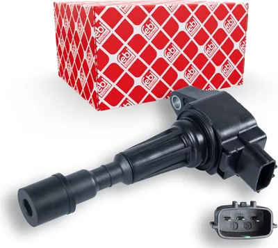 Produktbild von FEBI BILSTEIN 106775 Zündspule für MAZDA 3 (BK) 2 Schrägheck (DE, DH3) 3 (BL) 3 Stufenheck (BK) 3 Stufenheck (BL)