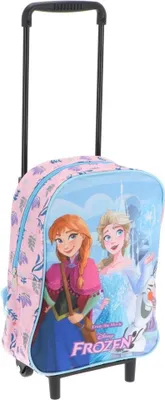 Produktbild von Disney Frozen Trolley-Rucksack für Kinder – 2-in-1 Rucksack mit Rollen (31x24x10 cm)