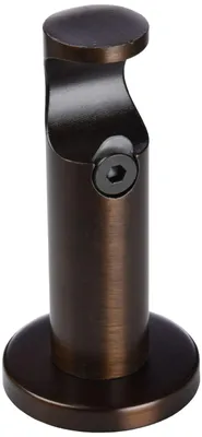 Image de Support Gardinia 1 rail ouvert pour Ø 25 mm bronze 8 cm