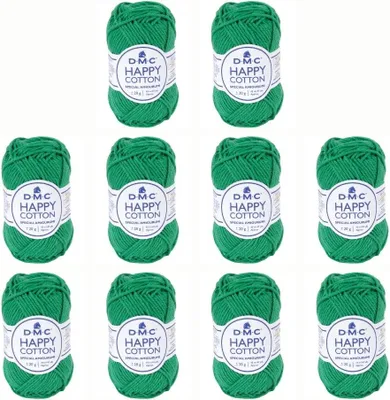 Obrázok produktu pre 10x DMC Happy Bavlna – mäkká priadza zo 100 % bavlny, 392 (farba 781)