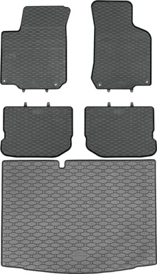 Image de RIGUM 434101 Coffre + tapis GEYER 816/4C - Skoda Octavia I Combi 1997-2010, espace pour les pieds à l'avant - MONTAGE