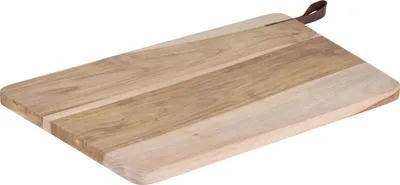 Zdjęcie produktu dla Deska do krojenia Koopman z drewna, 40x25x1,5 cm, brązowa