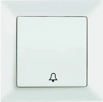 Produktbild von Mutlusan Daria Taster Glocke Klingel Schalter Unterputz weiss
