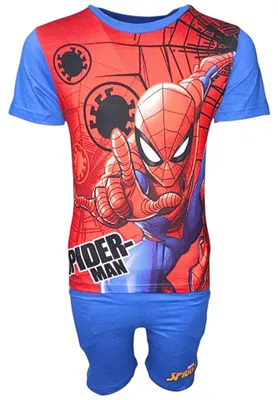 Produktbild von Schlafanzug Shorty Spider-Man Blau 98 cm