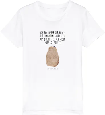 Produktbild von Mr. & Mrs. Panda Kleinkinder T-Shirt Murmeltier 9-11 Jahre (134/146) - Weiß - Geschenk, Teenager, Lustige Sprüche, Fröhlichkeit, Kinder Kurzarm, Anstand, Mädchen, Knigge