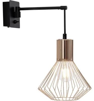 Produktbild von BRILLIANT Wandleuchte, hängend, schwenkbar Dalma kupfer IP20 E27 60 Watt g. f. Normallampe