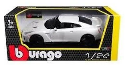 Obrázek produktu pro Model automobilu Nissan GT-R, bílý, v měřítku 1:24, BBURAGO
